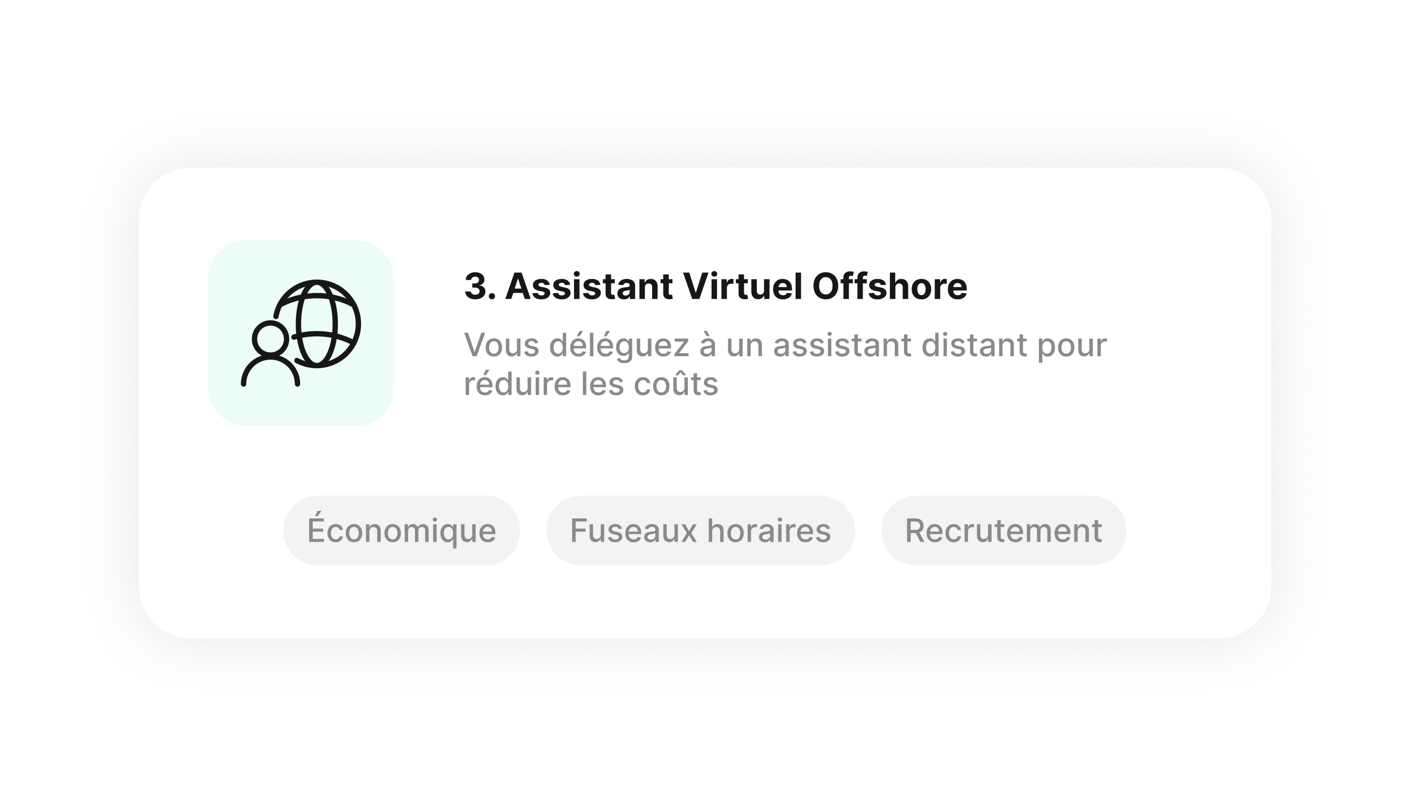 Présentation d'un assistant virtuel offshore : coût économique, fuseaux horaires et recrutement nécessaire